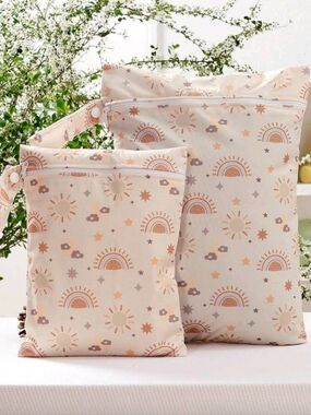 Multicolor Sun & Rainbow Wet/Dry Bag Set